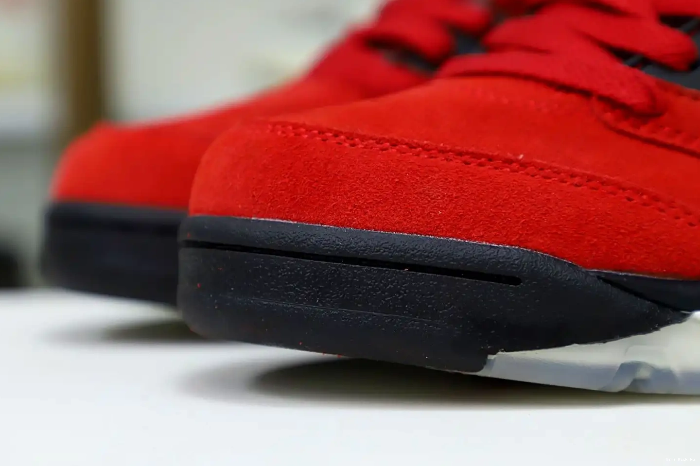 SUEDE RAGING Kimikick RETRO BULL AIR 5 JORDAN RED 0819